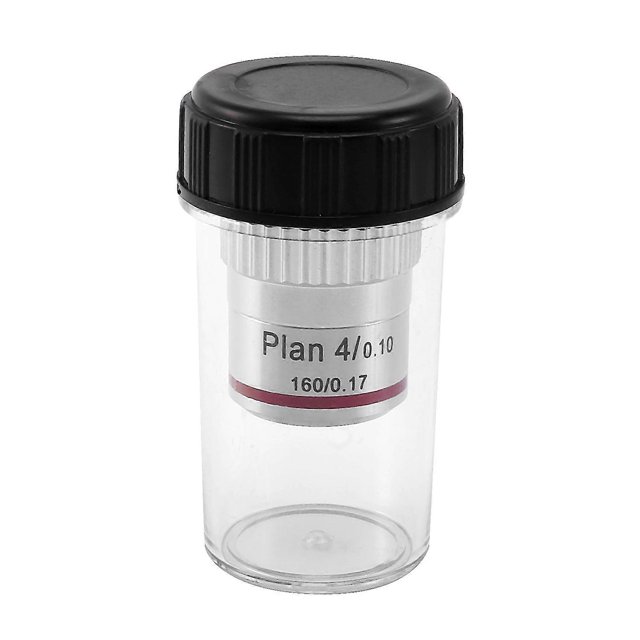 Microscope Plan Achromatic Objective Lens 4x Biological Metallurgical Microscope Objectives