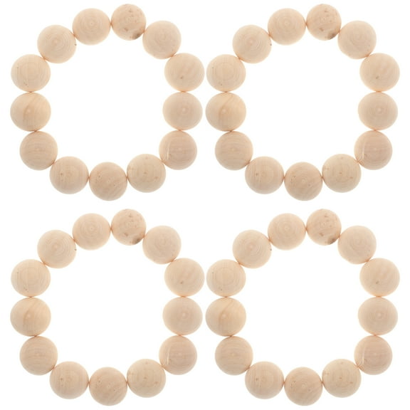 100pcs Small Half Wood Balls Natural Unfinished for DIY Projects Home Decor Art Supplies Crafting Painting Custom Decorations