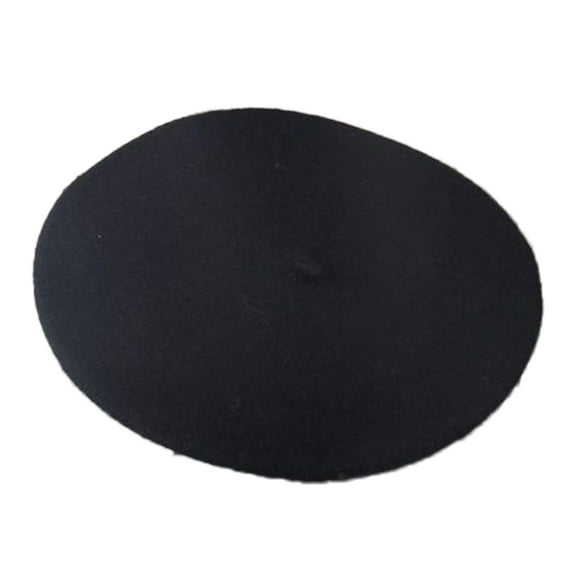 Ayyufe Women Fashion Beret Baggy Faux Wool Warm Winter Beanie Artist Hat Solid Color Cap