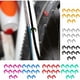 thumbnail image 5 of Abrazadera C con clips en C, guías de cables de manguera con hebilla para bicicleta de carretera y montaje, 11,5mm x 11,6mm, 10 Uds., 5 of 5