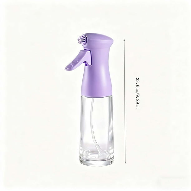 Botella de spray para cocinar de 200 ml, botella de spray para aceite de oliva de vidrio, botella de spray para aceite de oliva, freidora de aire, accesorio para utensilios de cocina, espray para asar