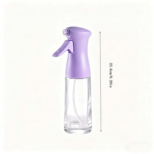 Botella de spray para cocinar de 200 ml, botella de spray para aceite de oliva de vidrio, botella de spray para aceite de oliva, freidora de aire, accesorio para utensilios de cocina, espray para asar