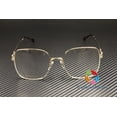 thumbnail image 2 of GUCCI GG0883OA 003 Rectangular Gold Havana Demo Lens 55 mm Women's Eyeglasses, 2 of 6