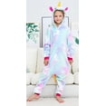 thumbnail image 3 of Uderui Pijamas de Unicornio para niños, Disfraz de Cosplay de una Pieza, Ropa de Dormir de Animales para niñas y niños, 3 of 5