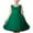 Green, variant on SERTG Girls Sleeveless Round Neck Dress Solid Color Flower Skirts Kids Girl Wedding Party Formal Gown Dress(Purple,3-4 Years)