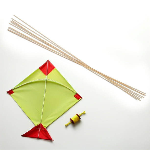 SUPVOX 10 Varillas De Bambú Para Cometas DIY – Palos De 61 Cm Para Manualidades Y Proyectos De Bricolaje (Naturales Y Flexibles)