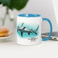 thumbnail image 4 of CafePress - Great Hammerhead Shark Mug - 11 oz Ceramic Mug - Novelty Coffee Tea Cup, 4 of 6