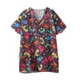 thumbnail image 1 of Tops Para Mujer Elegante Blusa Casual Moda Cuello en V Ocio Manga Corta Impresión Enfermería Odeerbi ODB163937, 1 of 8