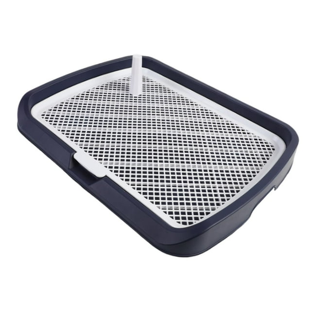 TISHITA Mesh Dog Toilet Litter Box Easy Clean Comfortable for Small and Medium Dogs Navy Navy Blue