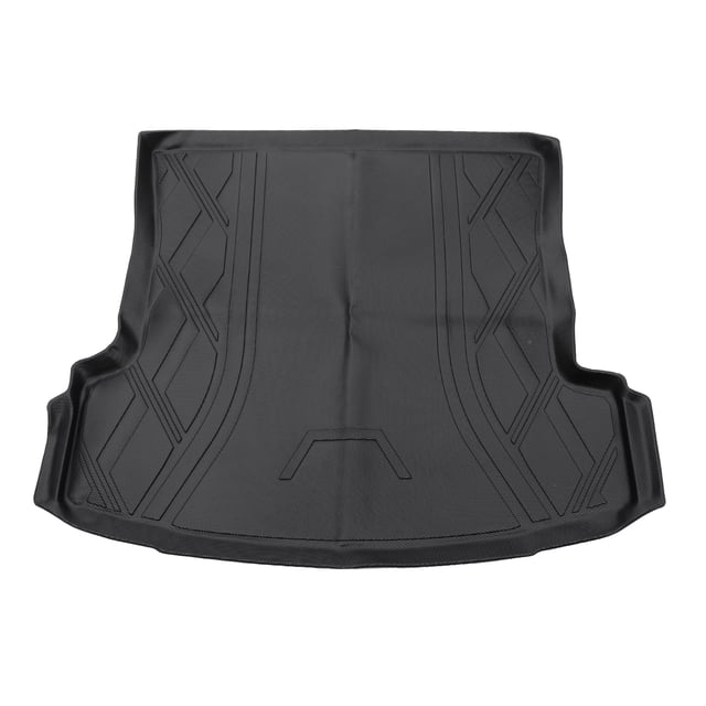 Unique Bargains Flat Face Cargo Liner Rear Trunk Mat Trunk Cargo Luggage Boot Tray Mat Diamond Pattern for Volkswagen Jetta Sedan 2012-2018 Anti-Slip