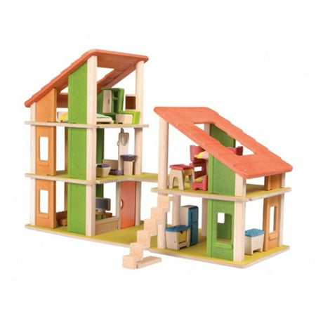Plan Toys Chalet Dollhouse with Furniture - Walmart.com