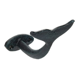 2pcs Whale Tail Hook Wall-mounted Design Whale Tail Wall Hanger Coat Hooks