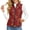 Christmas Duck Pattern, variant on HELLHERO Warm Women's Quilted Vest for Shopping Fall, Polyester Fabric Zip Pockets Women's quilted jacket vest, Pink Nutcracker Holiday