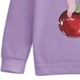 thumbnail image 3 of Conjunto de sudadera con capucha de manga larga para niños, estampado de patchwork, cuello redondo, manga larga y pantalones acampanados casuales con cintura elástica, conjunto relajado, conjunto de p, 3 of 8