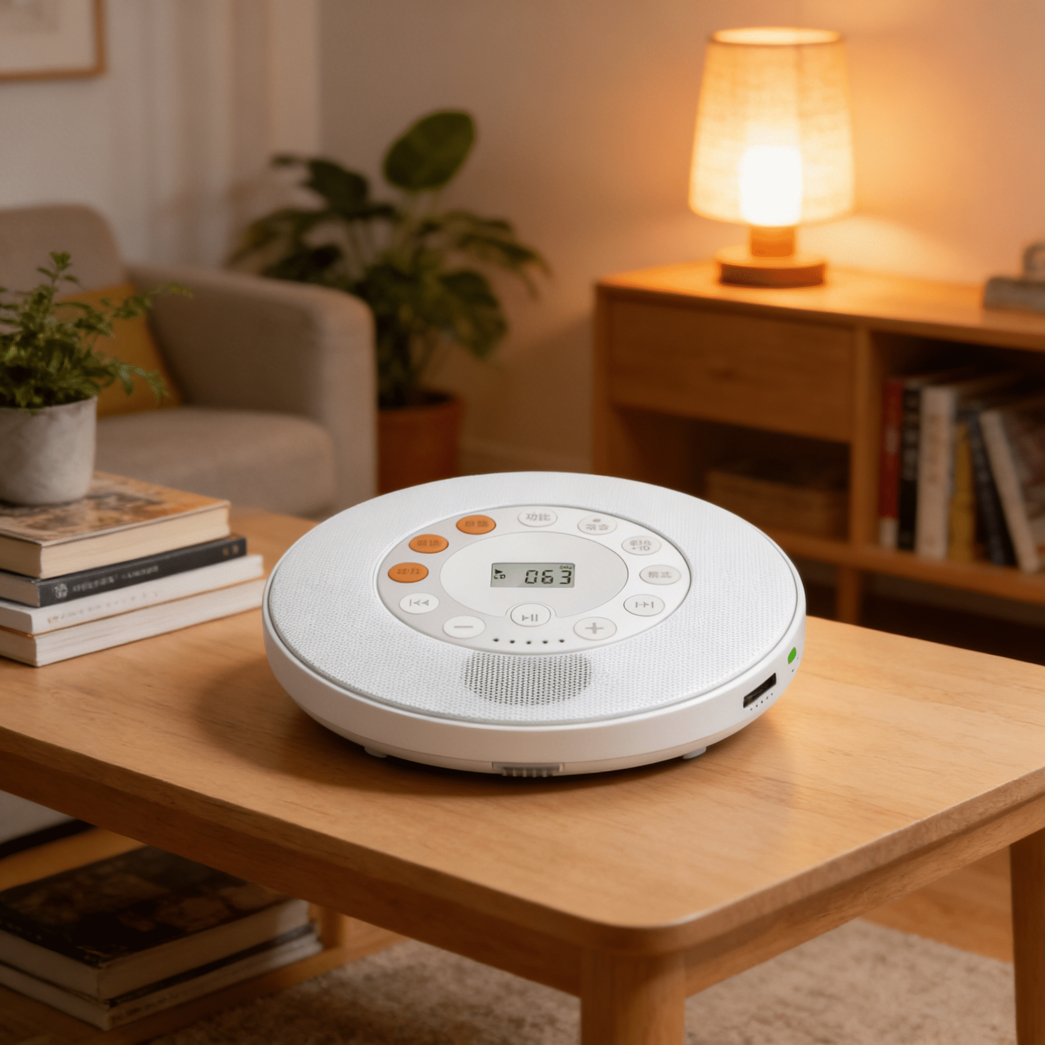 GJX 2026 New Cd Player Walkman Mp3 Music Cd Album Mini Portable Cd Player Personal Exclusive Player for Travel,Home,Office,Workout,Leisure - White
