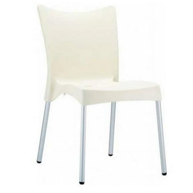 Compamia ISP045-BEI Chaise de Salle à Manger Juliette en Résine Beige - Ensemble de 2