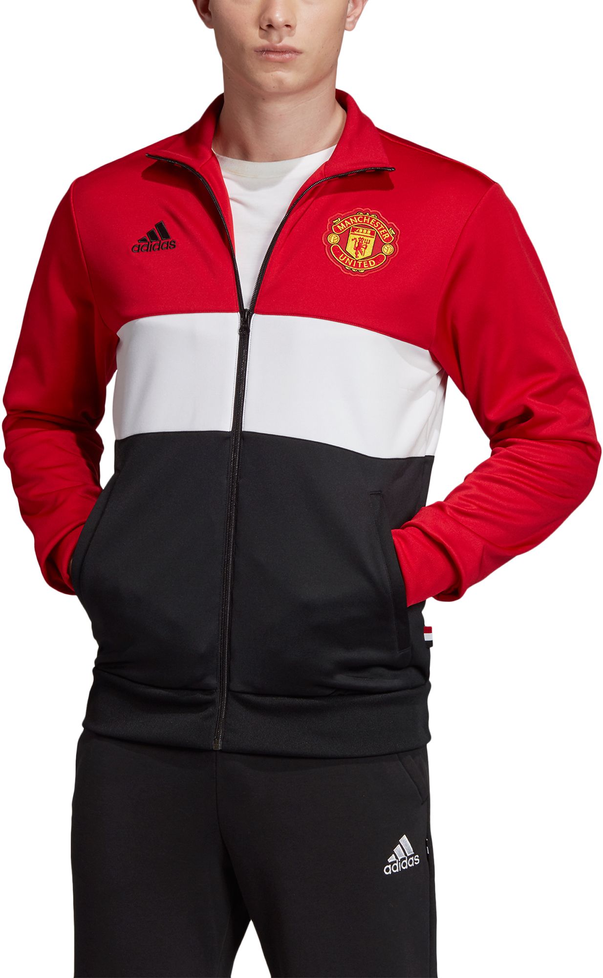 manchester united track hoodie