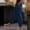19# Dark Blue, variant on Linen Barrel Pants for Women Wide Leg Palazzo Cotton Drawstring Capris Casual Summer Beach Vacation Boho Baggy Trousers Pull On Dark Blue S