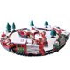 thumbnail image 1 of Conjunto de tren de Navidad, tren eléctrico, adorno de tren de Santa Claus Afortunado Sencillez, 1 of 4