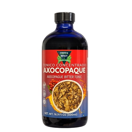 Green Royalty Axocopaque Bitter Tonic 16.9 fl oz (500mL) – Herbal Liquid Supplement, Natural Plant Extract Blend, Daily Wellness Tonic, Non-GMO Formula