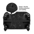 thumbnail image 2 of Balery Black And White Dotted Funda de equipaje, fundas para maletas, elástica, lavable, protector de maletas, compatible con maletas de 18 a 32 pulgadas-Medium, 2 of 7