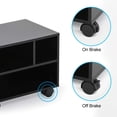 thumbnail image 3 of FITUEYES Printer Stand/Wood Work Cart with Wheels Black PS304003WB, 3 of 3