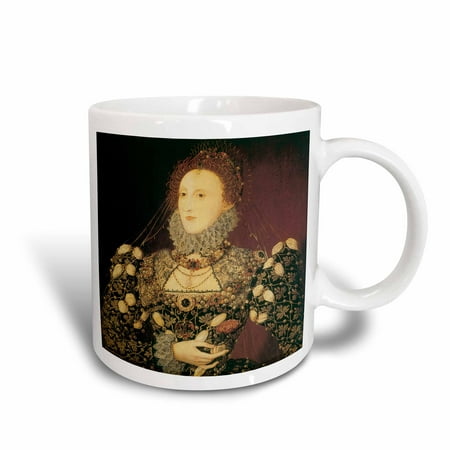 3dRose Queen Elizabeth I by Nicholas Hilliard, Ceramic Mug, 