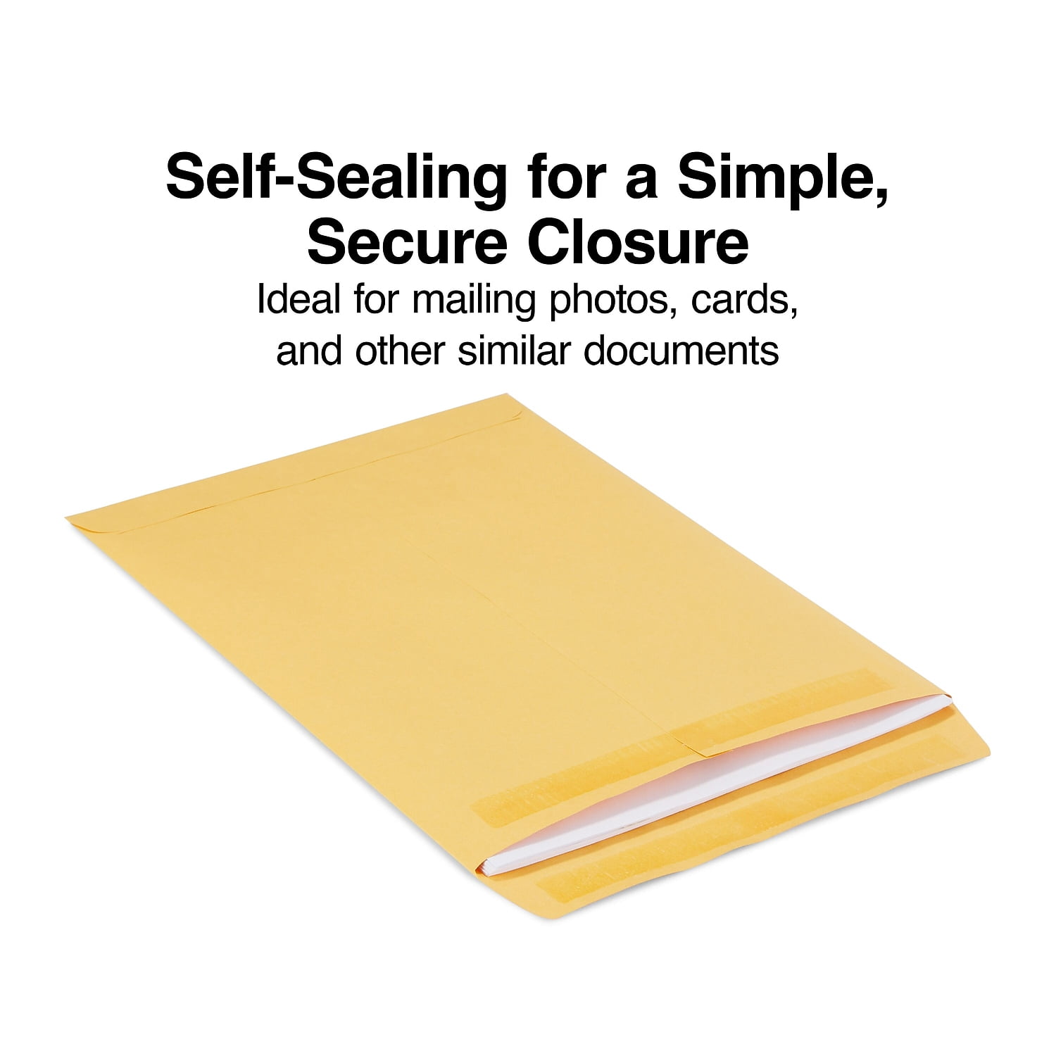 Staples Self Seal Catalog Envelopes 9"L x 12"H Brown 100/Box (534800/17104)
