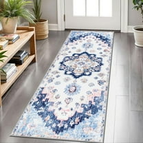 Hallway Runner Rug 2'x6' Washable Area Rugs Non Slip Laundry Rug Runner Floor Carpet Runners for Hallways Entryway Laundry Room Kitchen