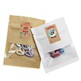 thumbnail image 5 of 2 rolls of rectangular kraft paper MERRY CHRITSMAS Christmas sticker Gift label sticker, 5 of 5