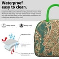 thumbnail image 2 of Classic Mandala Insulated Lunch Tote Chic Floral Pattern Portable Thermal Cooler Bag, 2 of 6