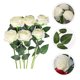 thumbnail image 2 of 6 piezas de flores artificiales decorativas de simulación únicas, regalo de flores decorativas, 2 of 7