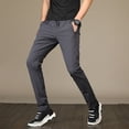 thumbnail image 2 of Pantalones deportivos ajustados para hombre, pantalón informal, con cordón, cintura elástica, secado rápido, holgado, recto, 5XL, primavera y verano, 2023, 2 of 4