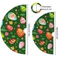 thumbnail image 3 of FMSHPON Easter Tree Skirt Colorful Eggs Bunny Xmas Christmas Tree Skirt Stand Mat for Holiday Party Decoration Indoor Outdoor 36 inches, 3 of 6