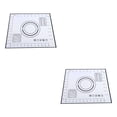 thumbnail image 1 of Wosthever Biscuit Silicone Kneading Mat with Scales Pad Rolling Bakeware Kitchen Bakery Restaurant Sheet Accessories negro 26x29cm 2Conjunto, 1 of 6