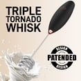 thumbnail image 2 of Batidor triple Milk Frother Zulay Kitchen Tornado con pilas, 2 of 4