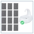 thumbnail image 3 of TRIXIE Replacement Filter to Remove Debris for TRIXIE Curved Drinking Fountain, 12 Pack, 3 of 4