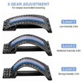 thumbnail image 4 of Back Stretcher Lumbar Back Stretcher Pain Relief Board Multi-Level Back Massager Lumbar Pain Relief-Purple, 4 of 5