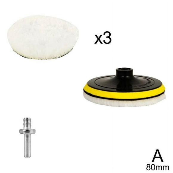 High-Density Self-Adhesive Wool Polishing Disc Paint Wax Wool Wheel Car Beauty Waxing Sponge Wheel Best