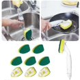 thumbnail image 3 of Scotch Brite Dishwand Refills 9 Household Cleaning Sponges Brush Head and 1 Handle Dishwashing Cleaning for Kitchen Replacement Sponge Stick Piece Dis, 3 of 5