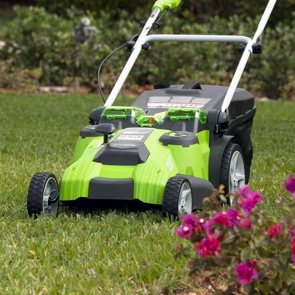 Greenworks Lawn Mower G-Max 20" 4 Amps 40 V Battery All Wheel Drive Walk-Behind Mowers, Brushless Motor
