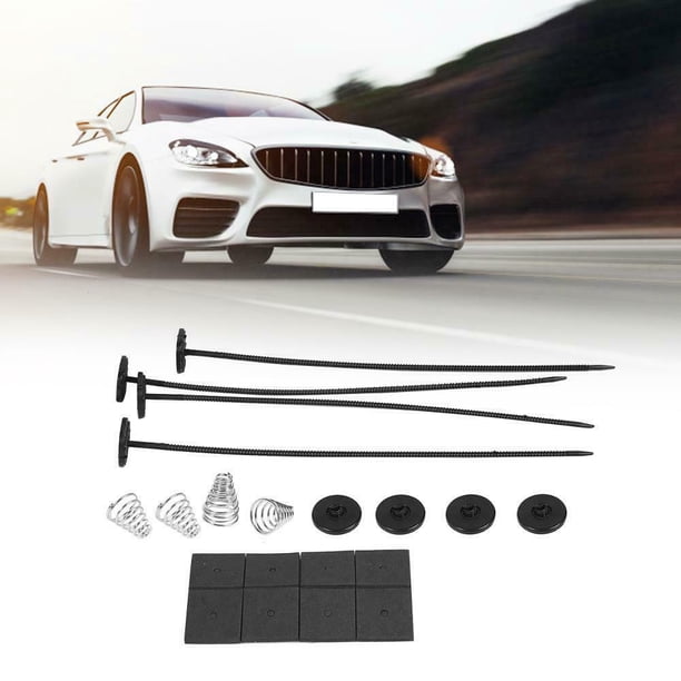 Kit De Montage Universel Ventilateur De Refroidissement Voiture – Fixation Pousser/Tirer Pour Radiateur & Condenseur, Noir Robuste
