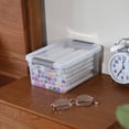 thumbnail image 5 of 3.2 Qt Small Storage Bin with Lid 8 Packs Clear Plastic Crafting Storage Box for Kids 9"L*6.7"W*4.H, 5 of 6