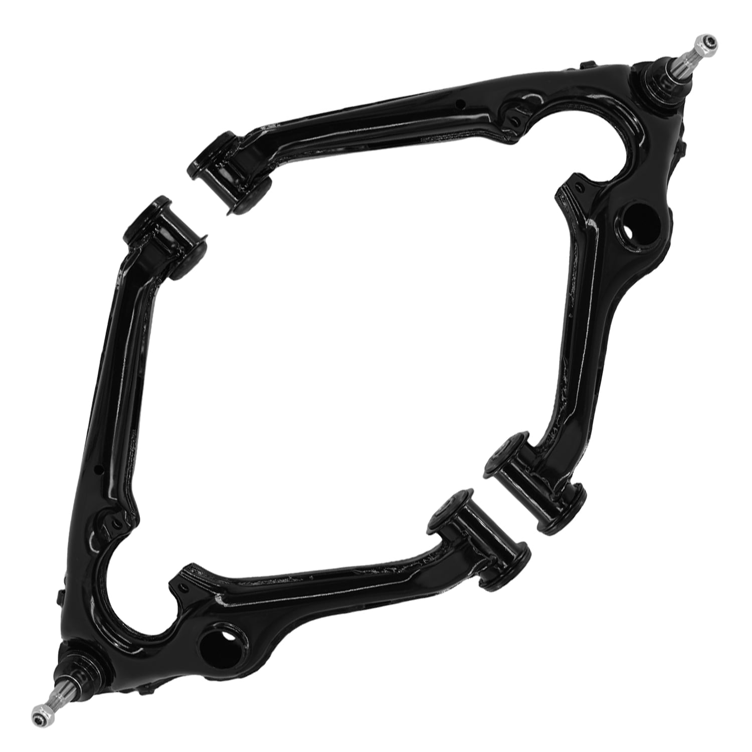 Detroit Axle - Front End Suspension Kit for Chevy GMC Silverado Sierra 1500, Yukon XL Tahoe Suburban Escalade, 4 Upper Lower Control Arms with Ball Joint 4 Inner Outer Tie Rods Replacement