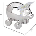 thumbnail image 3 of Reed & Barton Piggy with Wheels Silverplate Bank, 1.75 LB, Metallic, 3 of 3