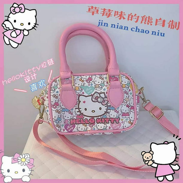 Bolso de Mano Fivean Hello Kitty para Mujer Gran Capacidad