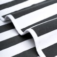 thumbnail image 6 of American Soft Linen, 100% Cotton 4-Pack Turkish Cabana Striped Beach Towels – Sand-Free, Soft & Absorbent, 30x60 Inches - Dark Gray, 6 of 10