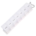 thumbnail image 1 of 7 Day Labeled Monday Through Sunday Pill Box Essential Organizer, Clear by Home Classic, 1 of 2