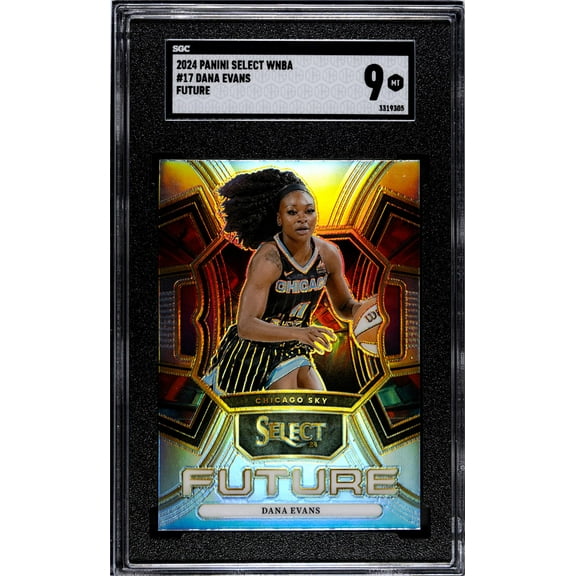 2024 Panini Select Wnba #17 Dana Evans Future SGC 9