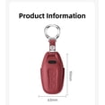 thumbnail image 7 of Key Fob Cover Compatible with Audi A3 A5 A6 2025-2026 Q5 SQ5 Q6 SQ6 RSQ6 E-tron Keychain Case Holder Protector,Black, 7 of 7